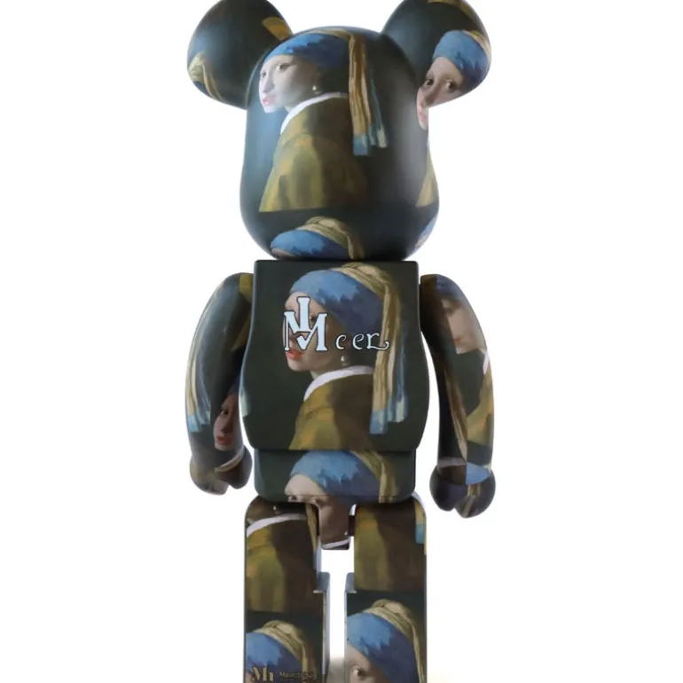 1000% Bearbrick Joahnnes Vermeer "La jeune fille à la perle"