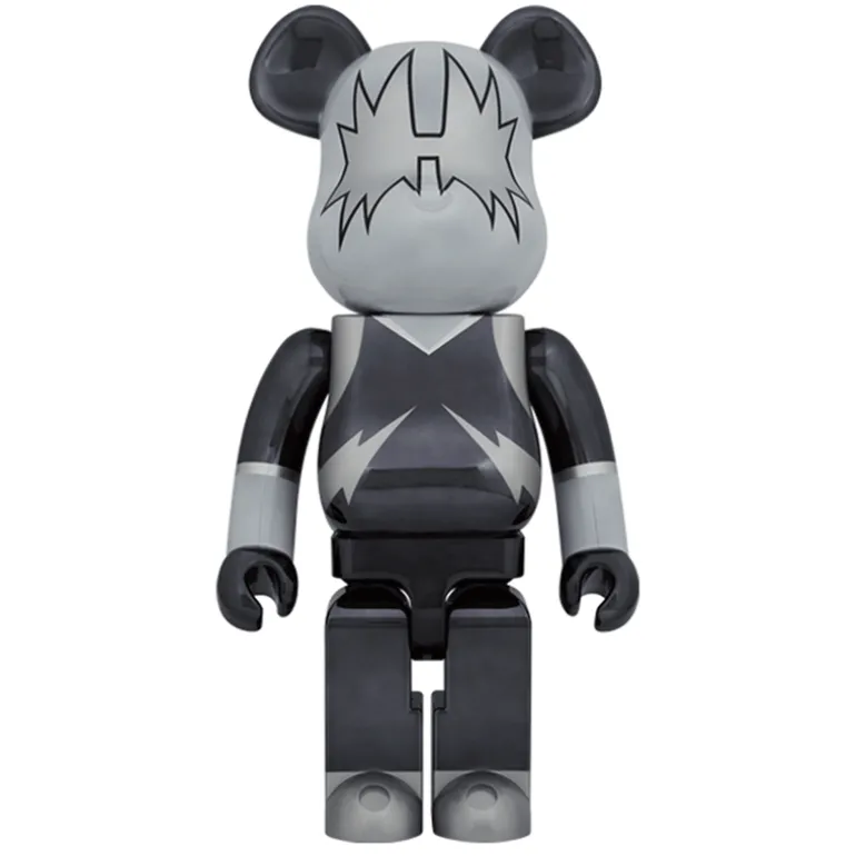 1000% Bearbrick Kiss Space Man Chrome Ver.