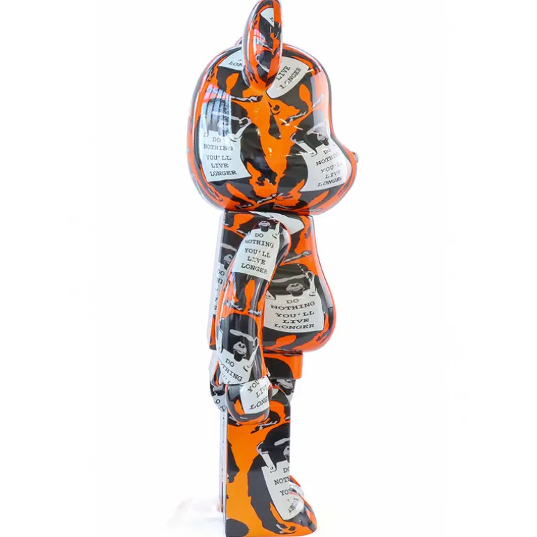 1000% Bearbrick Monkey Sign (Banksy)
