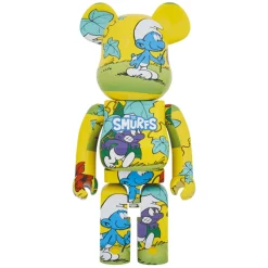 1000% Bearbrick The Purple Smurfs - De Smurfen