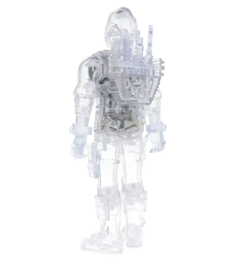 Cobra B.A.T. Clear- G.I. Joe Super Cyborg - ReAction figure