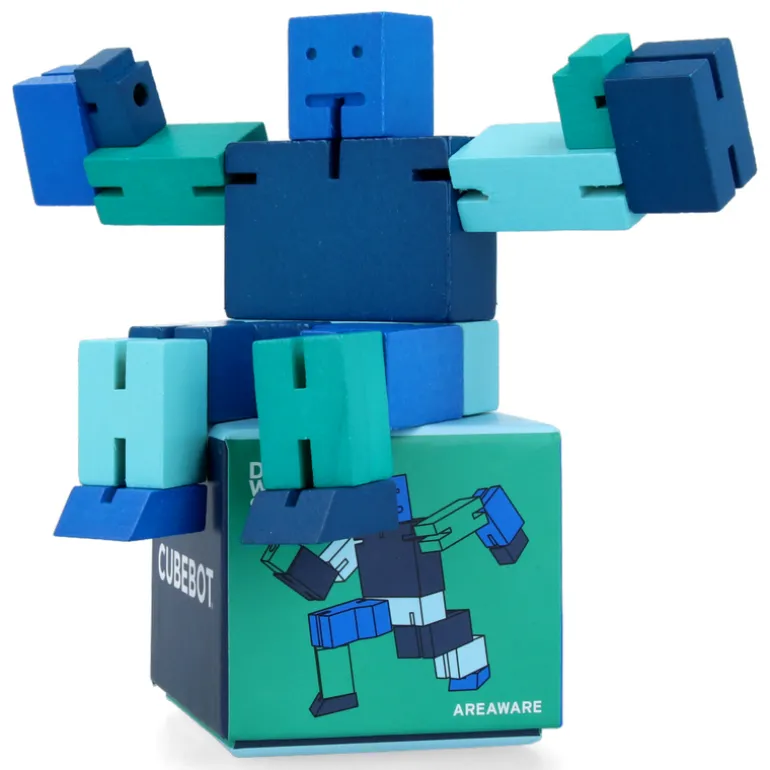 Cubebot - Small - Blue Multi