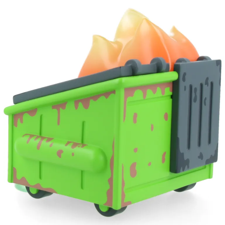 Dumpster Fire - Barfing Vinyl Figure