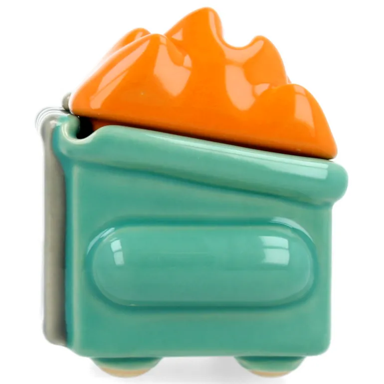 Dumpster Fire - Trash Stash Ceramic Figure