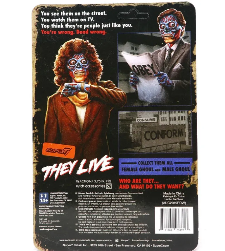 Female Ghoul - They Live - ReAction figures
