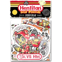 Hentan and Friends - Yellow Sticker Pack