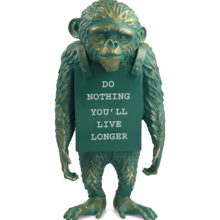 Monkey Sign Bronze Statue - Banksy X Medicom Toy