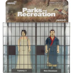 Parks and Recreation - Ron and Tammy 2 Wedding Night - ReAction figures