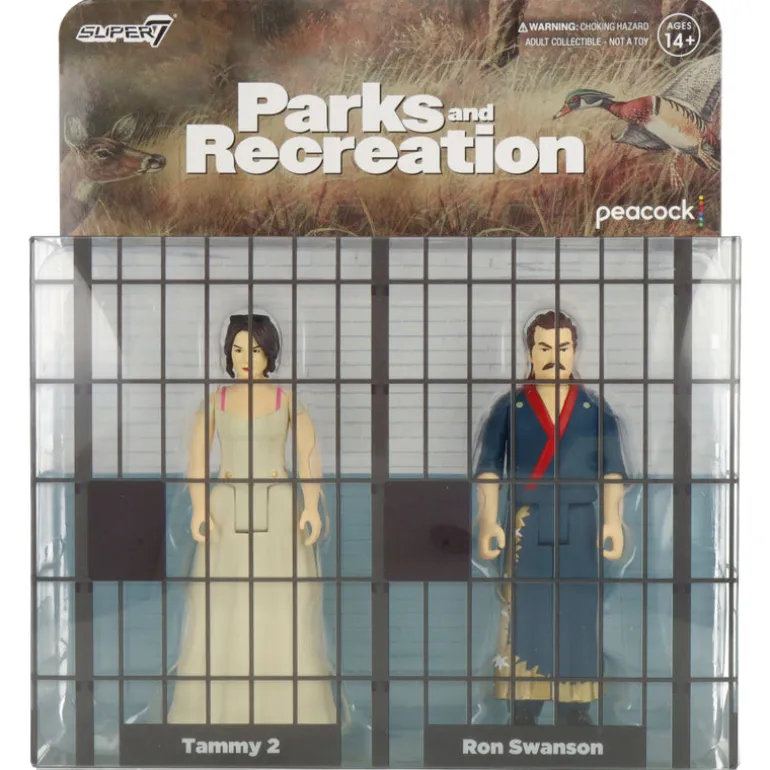 Parks and Recreation - Ron and Tammy 2 Wedding Night - ReAction figures
