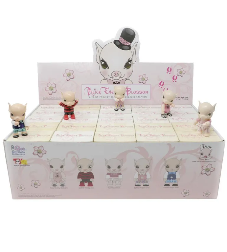Qee 2.5" Keychain collection Alice Cherry Blossom - Charles Stephan