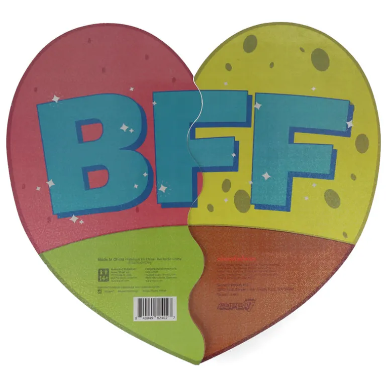 SpongeBob SquarePants SpongeBob And Patrick BFF 2-Pack (Glitter) - ReAction Figures