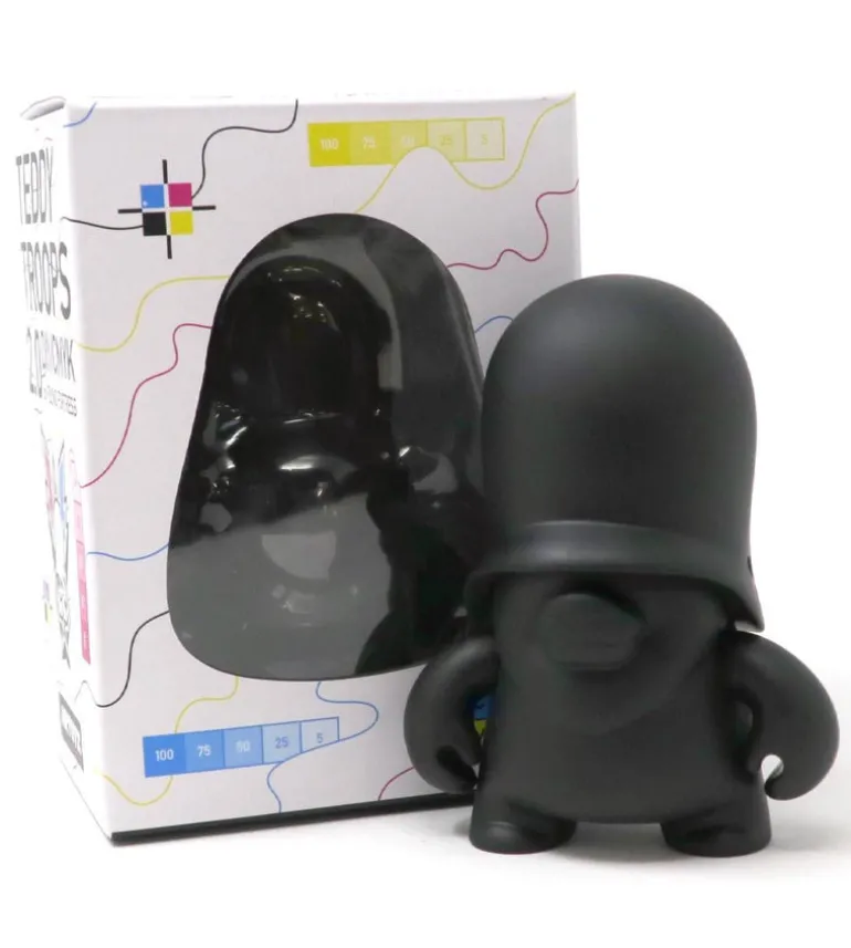 4" Teddy Troops 2.0 DIY/CMYK - Noir