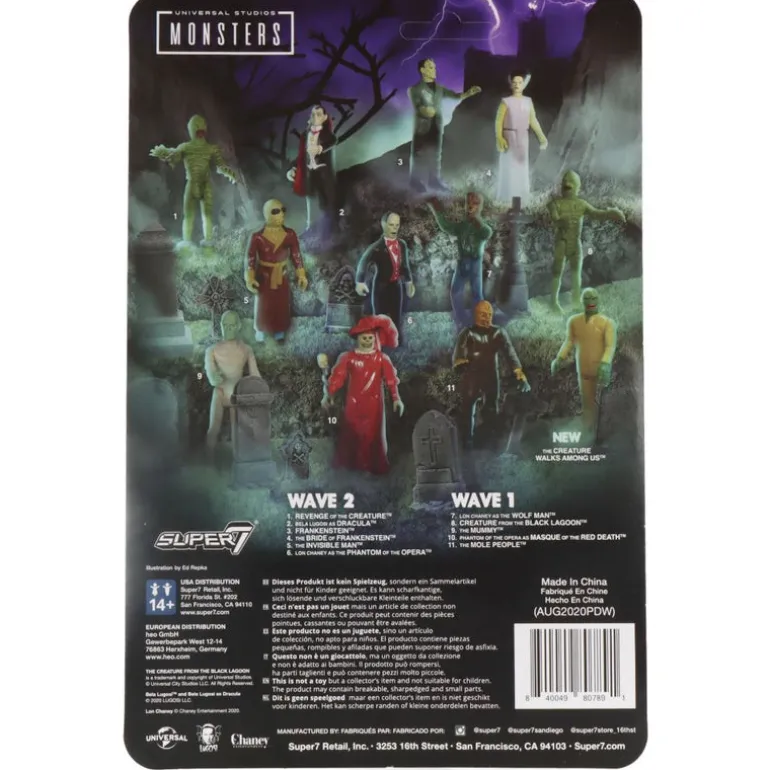 The Creature Walks Among Us - Universal Monsters wave 3 - ReAction figure